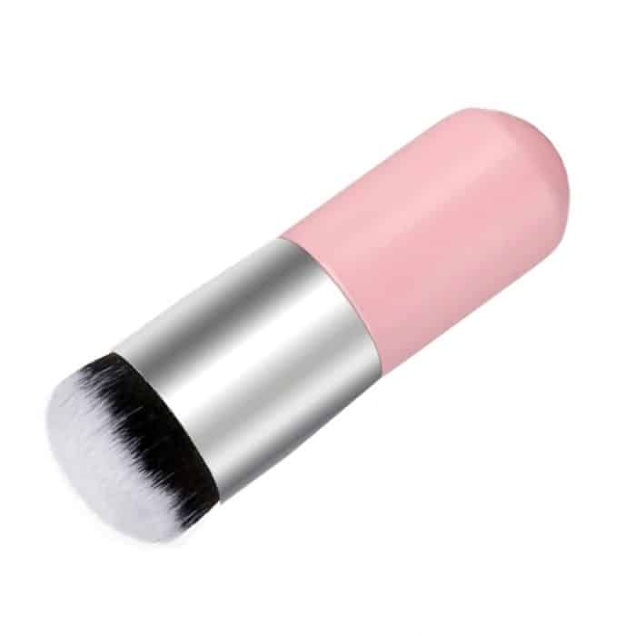 Kurzer Holzgriff, großer runder Kopf, Puffer, Foundation, Puder, Make-up-Pinsel, runder Pinsel, Make-up-BB-Creme-Werkzeuge – Bild 1