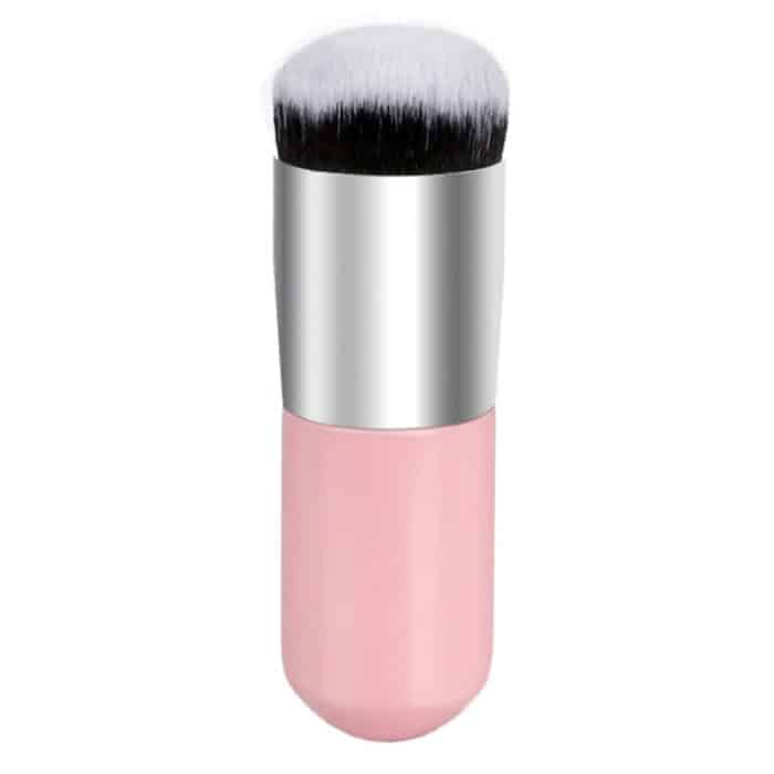 Kurzer Holzgriff, großer runder Kopf, Puffer, Foundation, Puder, Make-up-Pinsel, runder Pinsel, Make-up-BB-Creme-Werkzeuge – Bild 3