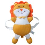 Atmungsaktives Löwenmuster Stoßfestes Kopfpolster für Babykinder beim Wandern