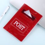 2 PCS Post Pattern Red Passport Card Bag – Bild 2