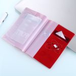 2 PCS Post Pattern Red Passport Card Bag – Bild 4