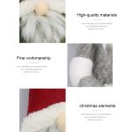 CX20217 Gesichtslose Puppe, Fensterdekoration, Weihnachtsdekoration – Bild 2