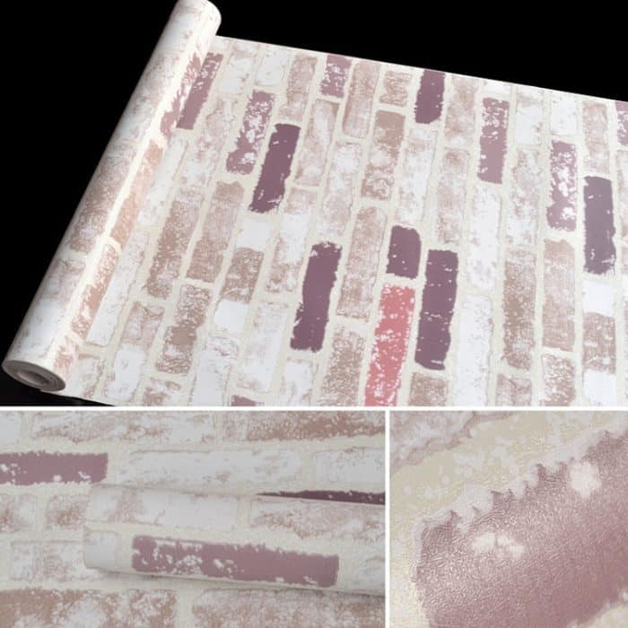 Color Brick Kreative 3D Stein Ziegel Dekoration Tapetenaufkleber Schlafzimmer Wohnzimmer Wand Wasserdichte Tapetenrolle, Größe: 45 x 1000cm – Bild 3