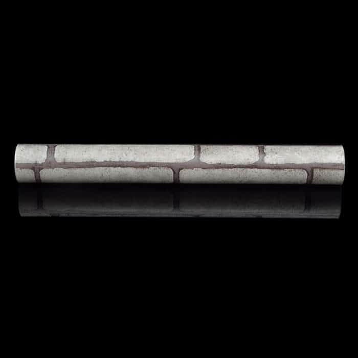 Grauer Backstein Kreative 3D Steinziegel Dekoration Tapetenaufkleber Schlafzimmer Wohnzimmer Wand Wasserdichte Tapetenrolle, Größe: 45 x 1000cm – Bild 2