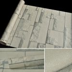 Qingyun Stein Kreative 3D Stein Ziegel Dekoration Tapetenaufkleber Schlafzimmer Wohnzimmer Wand Wasserdichte Tapetenrolle, Größe: 45 x 1000cm – Bild 3