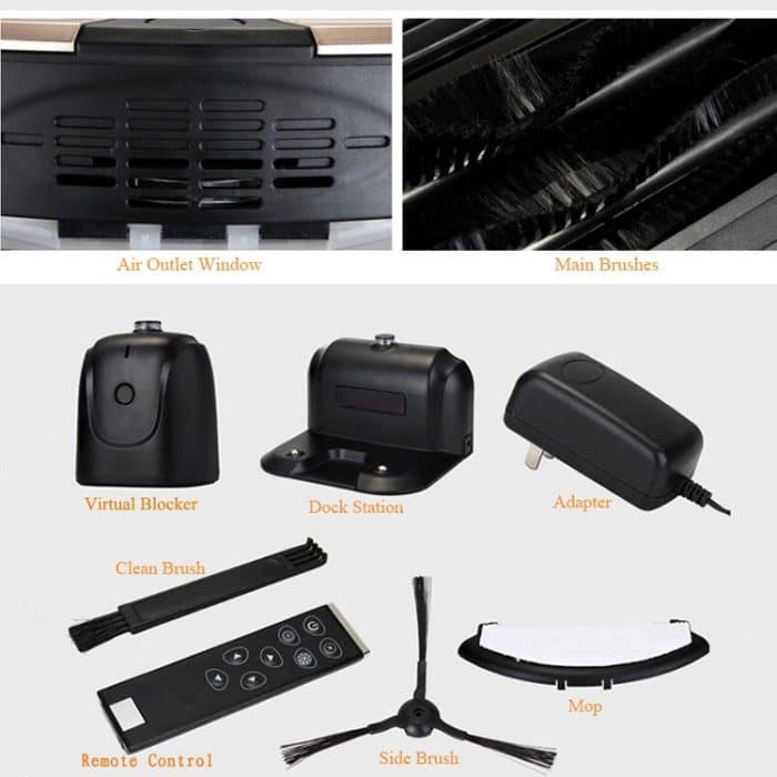 TOCOOL TC-450 Smart-Staubsauger, Touch-Display, Haushalts-Kehr-Reinigungsroboter mit Fernbedienung – Bild 8