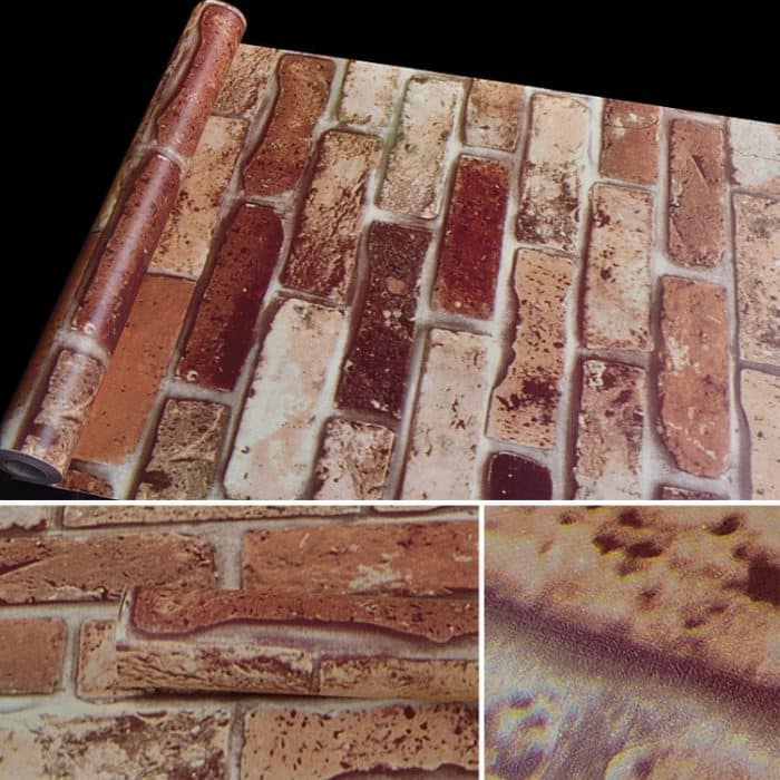 Cloud Brick Kreative 3D Stone Brick Dekoration Tapetenaufkleber Schlafzimmer Wohnzimmer Wand Wasserdichte Tapetenrolle, Größe: 45 x 1000cm – Bild 3