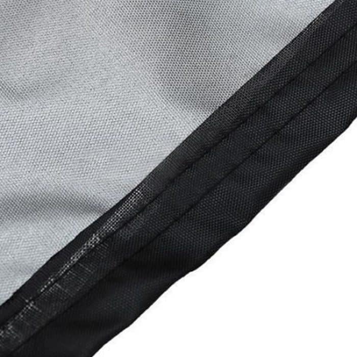 Anti-UV wasserdicht staubdicht 210D Oxford Stoff Klapptisch Stühle Schutzhülle Outdoor Möbel Set Abdeckung, Größe: 242 * 162 * 100cm (Schwarz) – Bild 4