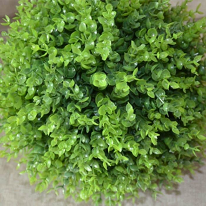 Künstliche grüne Eukalyptus Pflanze Ball Topiary Hochzeit Event Home Outdoor Dekoration Hängende Verzierung, Durchmesser: 17 Zoll – Bild 3