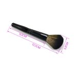 Holzgriff, weicher Kopf, Puffer, Foundation, Puder, Rouge, Pinsel, Make-up-Werkzeuge – Bild 3