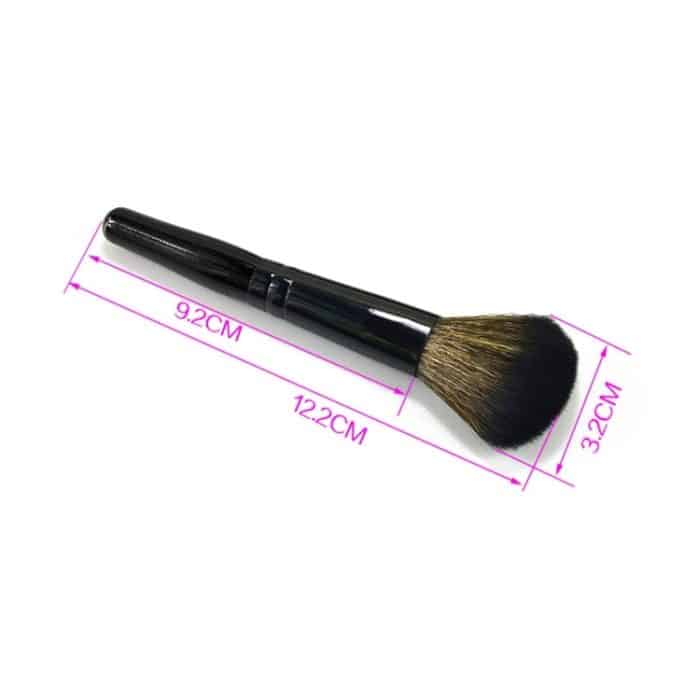 Holzgriff, weicher Kopf, Puffer, Foundation, Puder, Rouge, Pinsel, Make-up-Werkzeuge – Bild 3