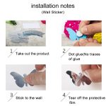 2-teiliges kreatives 3D-Vasen-Stil-Spiegel-DIY-Wandaufkleber-Set, Größe: 40 x 60 cm – Bild 3