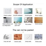 2-teiliges kreatives 3D-Vasen-Stil-Spiegel-DIY-Wandaufkleber-Set, Größe: 40 x 60 cm – Bild 4