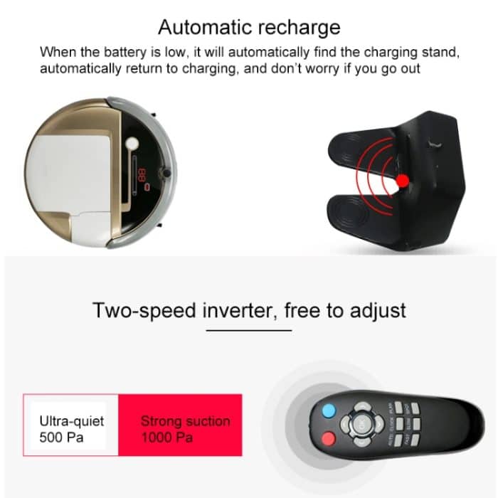 FD-3RSW (IIC) CS 1000Pa Intelligenter Haushaltsstaubsauger-Reinigungsroboter mit großer Saugleistung – Bild 7