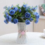 Kunststoff Blumentöpfe Mittelgroße Blumentöpfe Mode Balkon Garten Pflanze Pflanzer Blumenvase Home Decoration, Band Zufällige Farblieferung