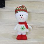 Große stehende Stil Weihnachtshäuser -Dekoration Schneemann Puppe