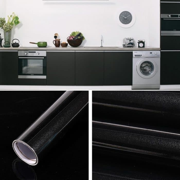 Perlmuttartige kreative PVC-Ziegeldekoration, Möbel-Tapetenaufkleber, Schlafzimmer, Wohnzimmer, Wand, wasserdichte Tapetenrolle, Größe: 60 x 500 cm – Bild 1