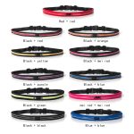 Multifunktionale Outdoor-Sportarten Wasserdichte High-Stretch-Tasche aus Kunstleder mit doppelter Taille und reflektierendem Nachtstreifen, zufällige Farblieferung – Bild 2