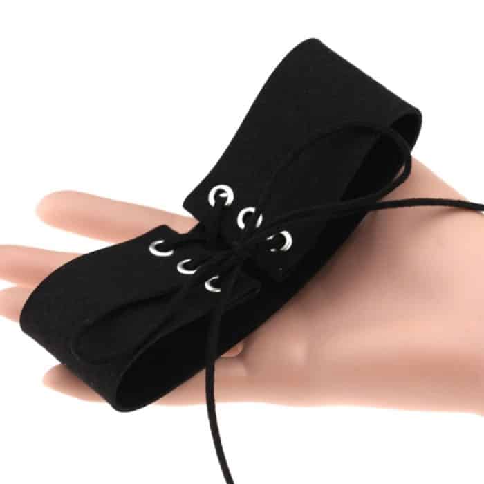 2 PCS Einfache Persönlichkeit Punk Sexy Gebundener Kragen Mode Samt Kragen Knochen Halskette, Zufällige Farblieferung – Bild 5