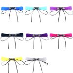 2 PCS europäische und amerikanische Mode Street-Snap-Kragen Hohllegierung Samt Choker Halskette, zufällige Farblieferung – Bild 7