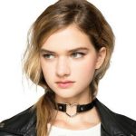 Japanische Harajuku PU-Leder Herzform Punk Kragen Mode weibliche Halsband Halskette, zufällige Farblieferung – Bild 4