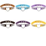 Japanische Harajuku Strass Herzform Punk Kragen Mode weibliche Halsband Halskette, zufällige Farblieferung – Bild 6