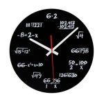 Kreative Acryl Wohnzimmer dekorative mathematische Formel Wanduhr – Bild 2