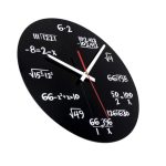 Kreative Acryl Wohnzimmer dekorative mathematische Formel Wanduhr – Bild 3