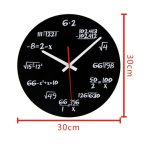 Kreative Acryl Wohnzimmer dekorative mathematische Formel Wanduhr – Bild 4