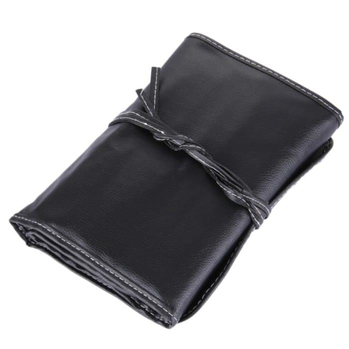 32 PCS Holzfarbe Griff Make-up Pinsel Set Beauty Kit + PU Leder Tragetasche – Bild 6