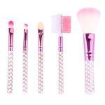5 in 1 Pink Stripes Pattern Professionelles Make-up Tool Kit – Bild 2