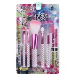 5 in 1 Pink Stripes Pattern Professionelles Make-up Tool Kit – Bild 5