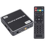 X5 UHD 4K Android 4.4.2 Media Player TV-Box mit Fernbedienung, RK3229 Quad Core bis zu 1,5 GHz, RAM: 1 GB, ROM: 8 GB, unterstützt WLAN, USB, HD Media Interface, TF-Karte, US-Stecker