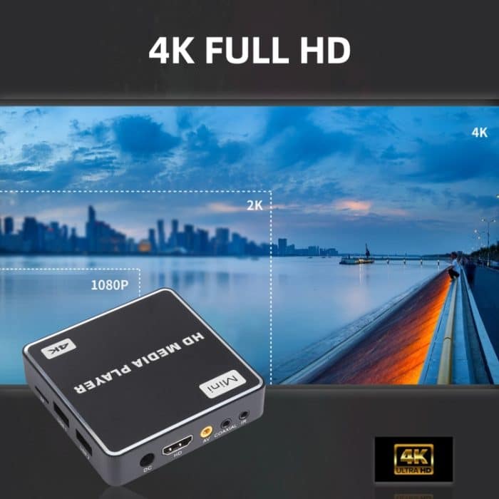 X5 UHD 4K Android 4.4.2 Media Player TV-Box mit Fernbedienung, RK3229 Quad Core bis zu 1,5 GHz, RAM: 1 GB, ROM: 8 GB, unterstützt WLAN, USB, HD Media Interface, TF-Karte, US-Stecker – Bild 7
