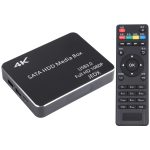 X8 UHD 4K Android 4.4.2 Media Player TV-Box mit Fernbedienung, RK3229 Quad Core bis zu 1,5 GHz, RAM: 1 GB, ROM: 8 GB, unterstützt WLAN, USB 3.0, HD-Medienschnittstelle, TF-Karte, US-Stecker