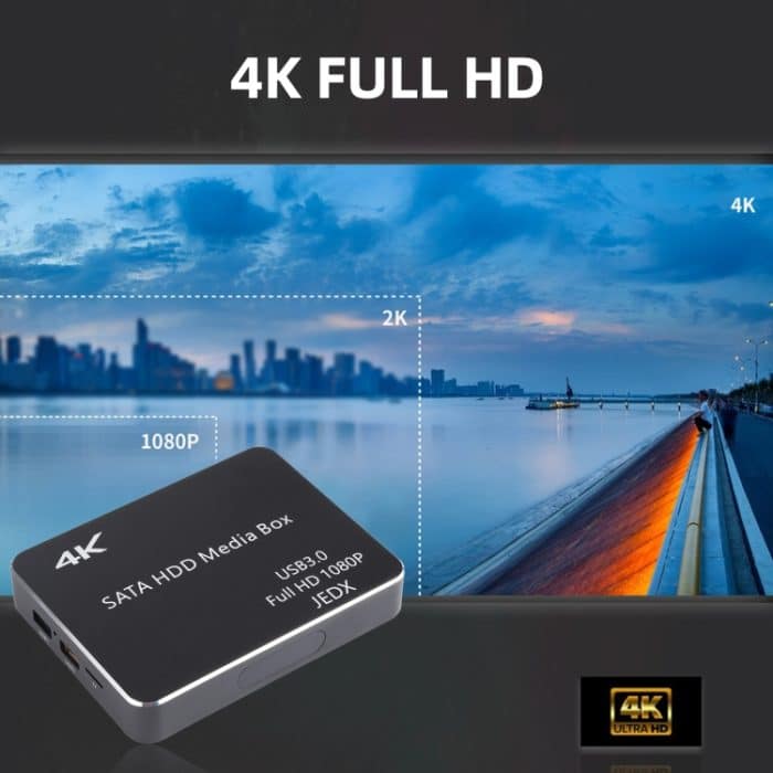 X8 UHD 4K Android 4.4.2 Media Player TV-Box mit Fernbedienung, RK3229 Quad Core bis zu 1,5 GHz, RAM: 1 GB, ROM: 8 GB, unterstützt WLAN, USB 3.0, HD-Medienschnittstelle, TF-Karte, US-Stecker – Bild 7