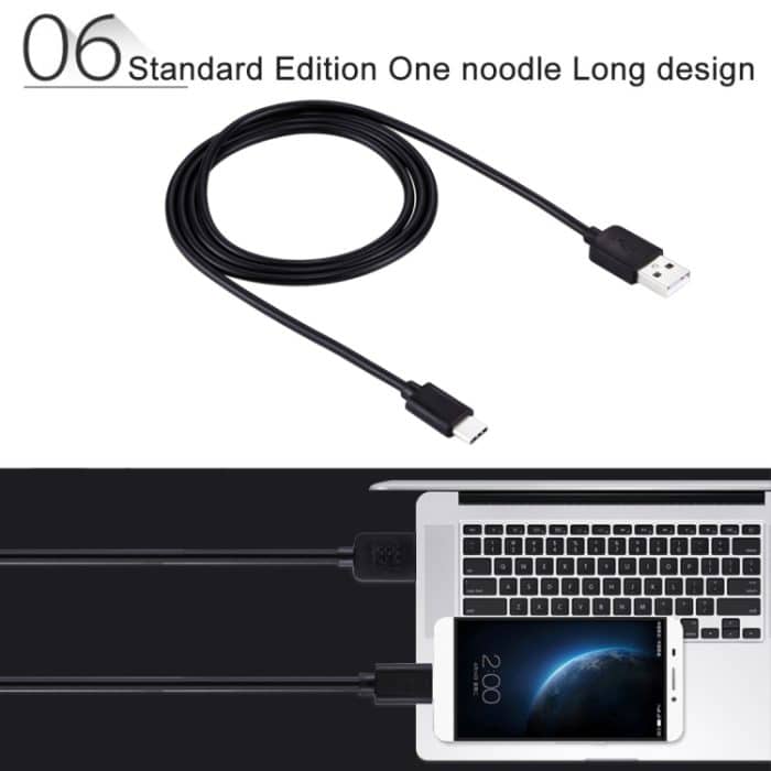 HAWEEL 1 m USB-C/Typ-C auf USB 2.0 Daten- und Ladekabel – Bild 9