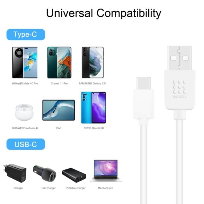 HAWEEL 2 m USB-C/Typ-C auf USB 2.0 Daten- und Ladekabel – Bild 5