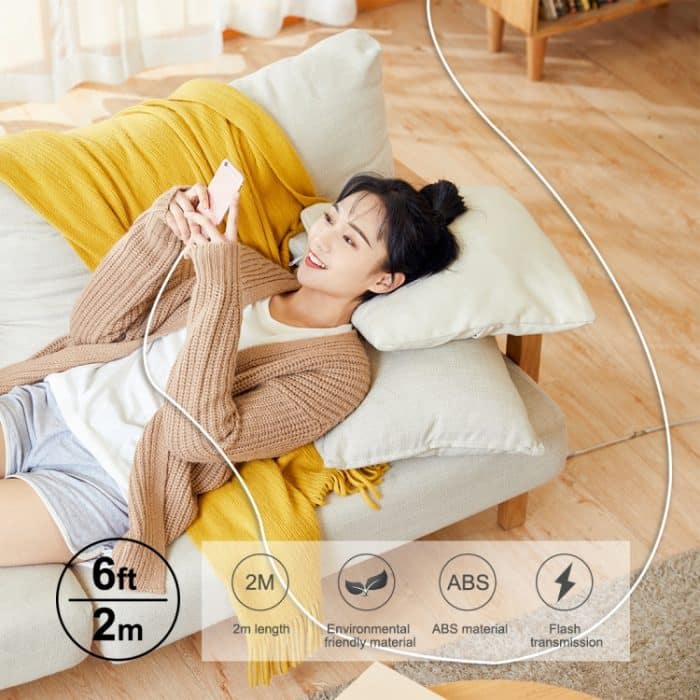 HAWEEL 2 m USB-C/Typ-C auf USB 2.0 Daten- und Ladekabel – Bild 7