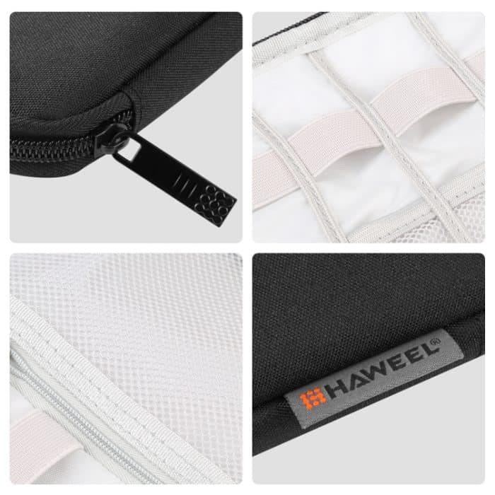 HAWEEL Uhrenarmband-Organizer-Box für Kopfhörer/U-Disk/Digitalkabel-Aufbewahrungsbox, Watch Band Organizer, Size: M – Bild 3