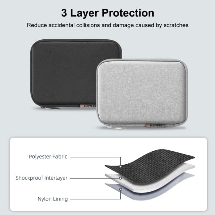 HAWEEL Uhrenarmband-Organizer-Box für Kopfhörer/U-Disk/Digitalkabel-Aufbewahrungsbox, Watch Band Organizer, Size: M – Bild 4