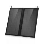 HAWEEL 12 W 2 Panels Faltbare Solarmodul-Ladetasche mit 5 V / 3,1 A max. zwei USB-Anschlüssen, unterstützt QC3.0 und AFC – Bild 2