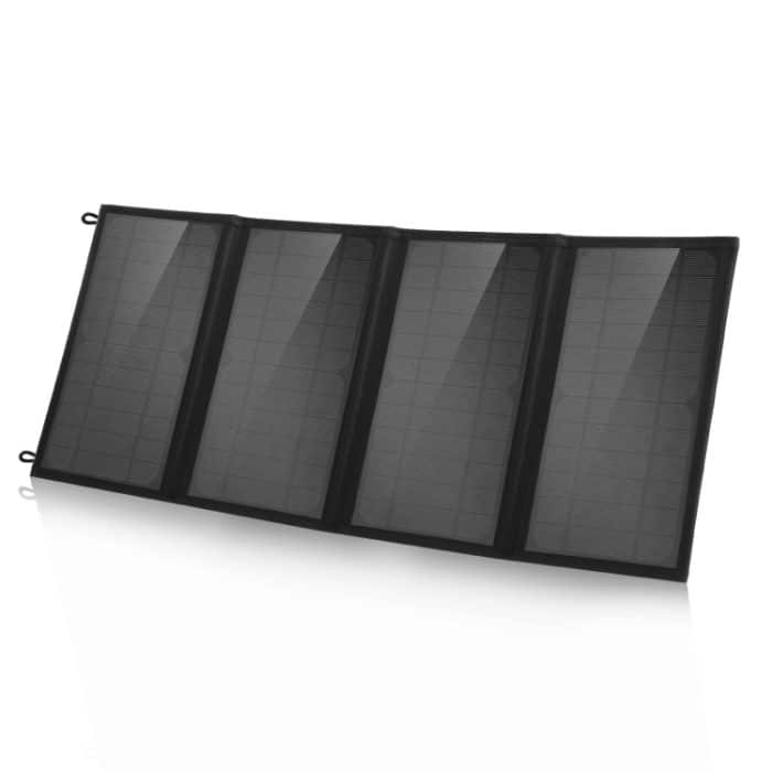 HAWEEL 24 W 4 Panels Faltbare Solarmodul-Ladetasche mit 5 V / 3,1 A max. zwei USB-Anschlüssen, unterstützt QC3.0 und AFC – Bild 2