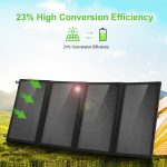 HAWEEL 24 W 4 Panels Faltbare Solarmodul-Ladetasche mit 5 V / 3,1 A max. zwei USB-Anschlüssen, unterstützt QC3.0 und AFC – Bild 10