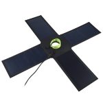 HAWEEL 28 W faltbares Regenschirm-Solarpanel-Ladegerät mit 5 V 3 A max. Dual-USB-Anschlüssen, unterstützt QC3.0/FCP/SCP/AFC/SFCP-Protokoll – Bild 2