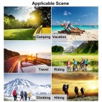 HAWEEL 14 W ultradünnes faltbares Solarpanel-Ladegerät mit 5 V/2,2 A USB-Anschluss, unterstützt QC3.0 und AFC, Ultrathin 14W 4-Fold – Bild 12