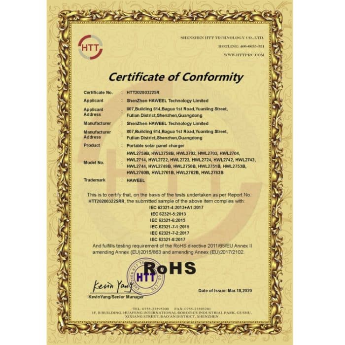 HAWEEL 14 W ultradünnes faltbares Solarpanel-Ladegerät mit 5 V/2,2 A USB-Anschluss, unterstützt QC3.0 und AFC, Ultrathin 14W 4-Fold – Bild 14