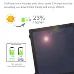 HAWEEL 14 W ultradünnes faltbares Solarpanel-Ladegerät mit 5 V/2,2 A USB-Anschluss, unterstützt QC3.0 und AFC, Ultrathin 14W 4-Fold – Bild 6