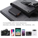 HAWEEL 14 W ultradünnes faltbares Solarpanel-Ladegerät mit 5 V/2,2 A USB-Anschluss, unterstützt QC3.0 und AFC, Ultrathin 14W 4-Fold – Bild 10