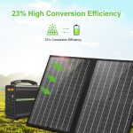 HAWEEL 50W faltbares Solarpanel-Ladegerät, Reisefalttasche, 50W – Bild 8